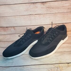 Wolf & Shepherd Mens Size 15 Black Crossover Victory Trainer Suede/Mesh Sneaker